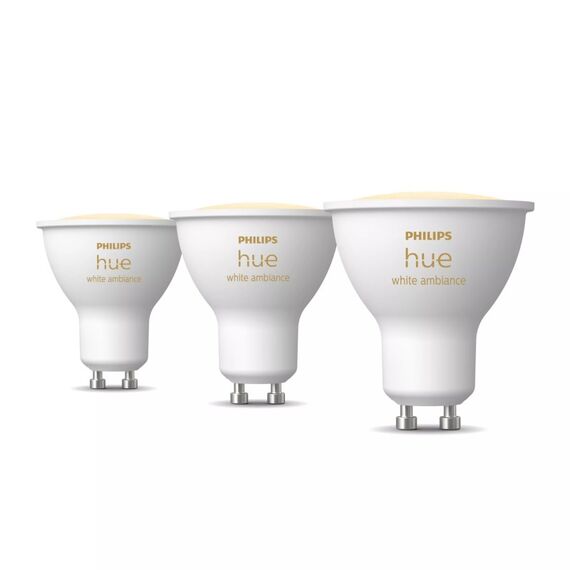 Philips Hue White ambience GU10 – Smarter Spot – (3er-Pack)