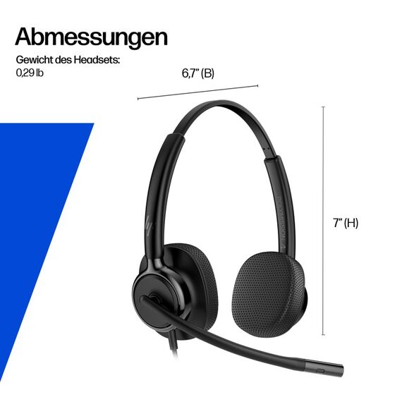HP Poly Mission 425 kabelgebundenes Stereo-USB-Headset (unverpackt), 3 image