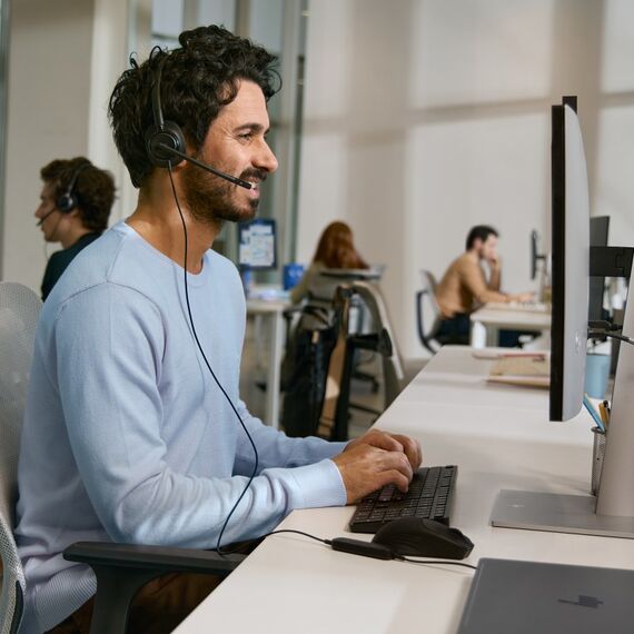 HP Poly Mission 425 kabelgebundenes Stereo-USB-Headset (unverpackt), 8 image