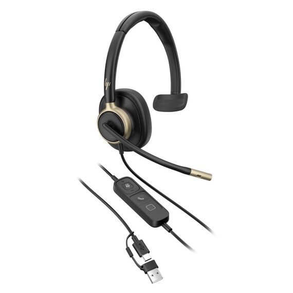 HP Poly Mission 815 Mono-USB-Headset (kabelgebunden) (Bulk), 3 image