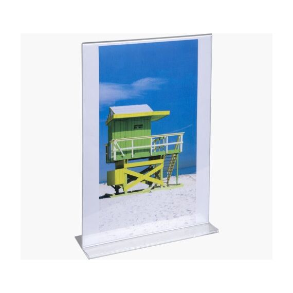 Exacompta 84158D Zeichenhalter und Informationsstand Schilderhalter A4 Polymethylmethacrylat (PMMA) Transparent, 4 image