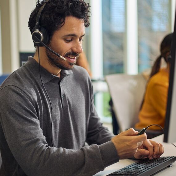HP Poly Mission 615 Mono-USB-Headset (kabelgebunden) (Bulk), 11 image
