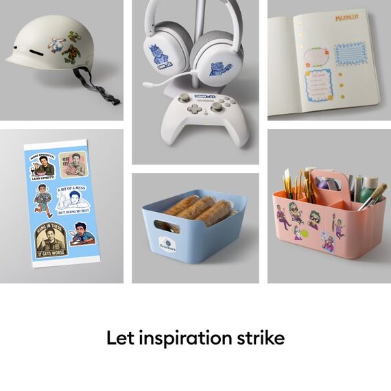 Cricut StickerPix Print + Cut Sticker Sheets, Photo Paper & Ink Cartridges Set, 2 image