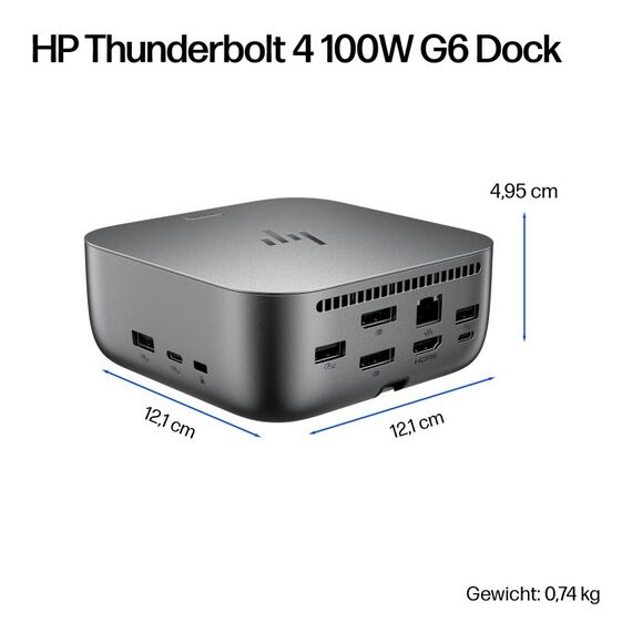 HP Thunderbolt 4 100 W G6 Dockingstation, 4 image