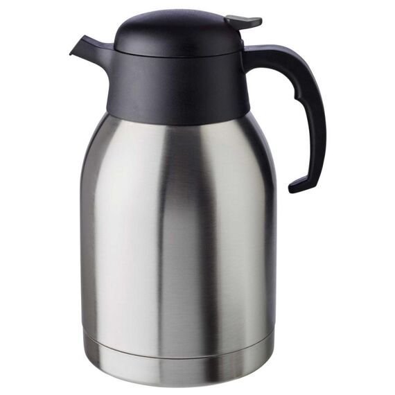 APS-Germany ESSENTIAL Thermosflasche 2 l Schwarz, Edelstahl