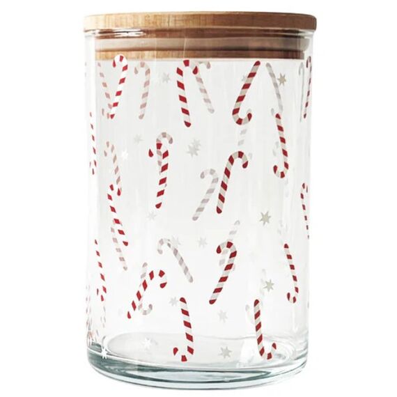 Wunderle 71880 Glas Rund Rot, Transparent, Holz
