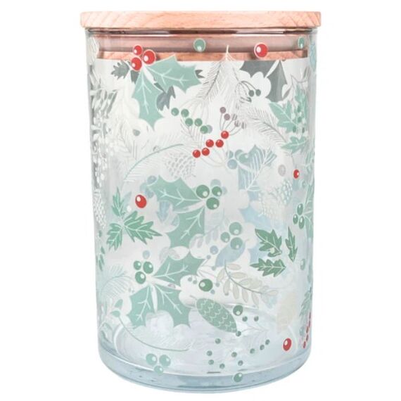 Wunderle 71889 Glas Rund Hellgrün, Rot, Transparent, Holz