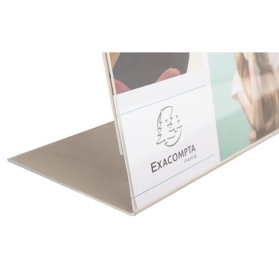 Exacompta 85059D Zeichenhalter und Informationsstand Schilderhalter A5 Acryl, Polymethylmethacrylat (PMMA) Transparent, 6 image