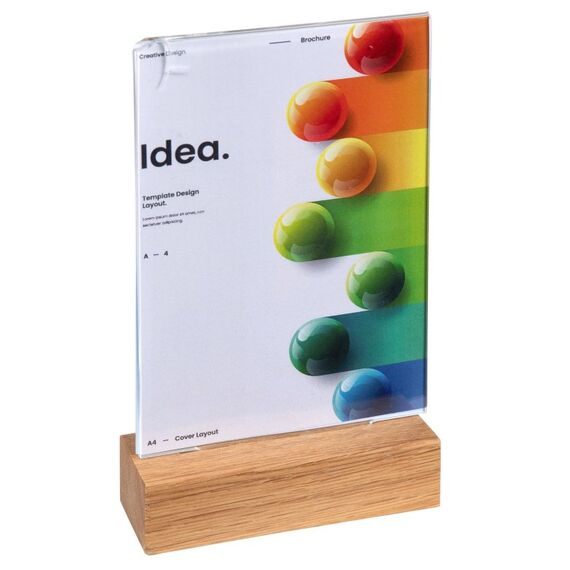 Exacompta 86258D Zeichenhalter und Informationsstand Schilderhalter A6 Acryl, Polymethylmethacrylat (PMMA) Transparent, 5 image
