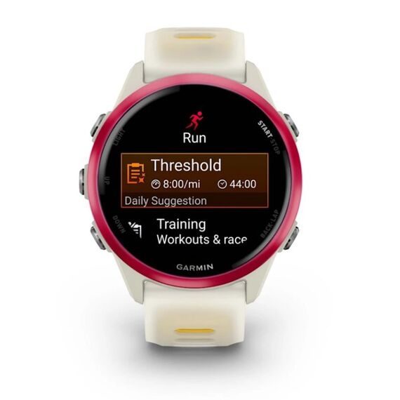 Garmin Forerunner 570 3,05 cm (1.2") AMOLED 42 mm Digital 390 x 390 Pixel Touchscreen Pink, Weiß WLAN GPS