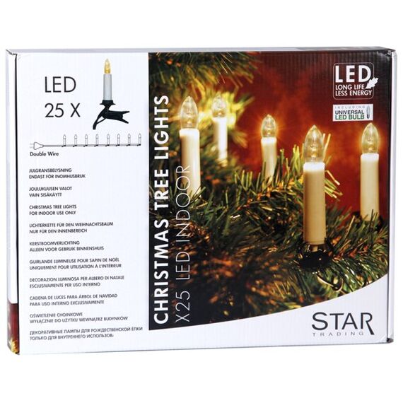 Star Trading 404-95 Beleuchtungsdekoration Leichte Dekorationskette 25 Glühbirne(n) LED 5 W