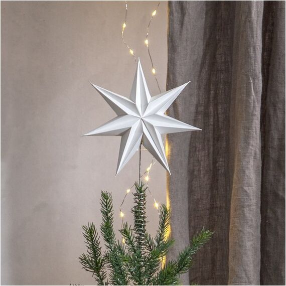Star Trading 503-10 Christbaumschmuck Weihnachtlicher Sternenschmuck Papier Weiß 1 Stück(e), 3 image