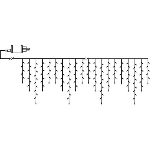 Star Trading LED Icicle Vorhang 240 Leichte Dekorationskette 240 Glühbirne(n) 3,07 W, 3 image