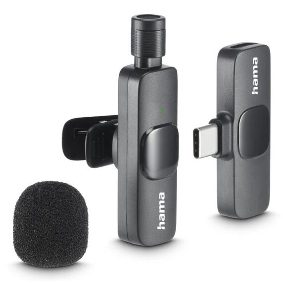 Hama Smart Wireless Schwarz Lavalier-/Aufsteckmikrofon, 3 image