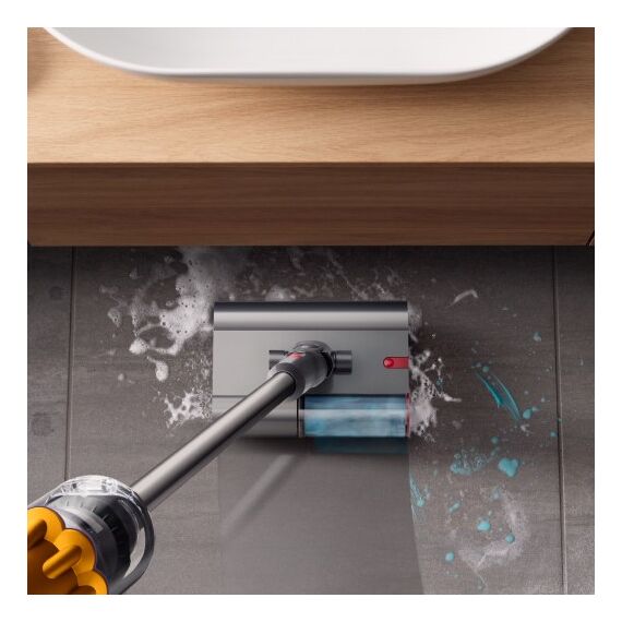 Dyson V12 Submarine 3-in-1 Stabstaubsauger Batterie Trocken&Nass HEPA Beutellos 0,35 l Nickel, Gelb, 4 image