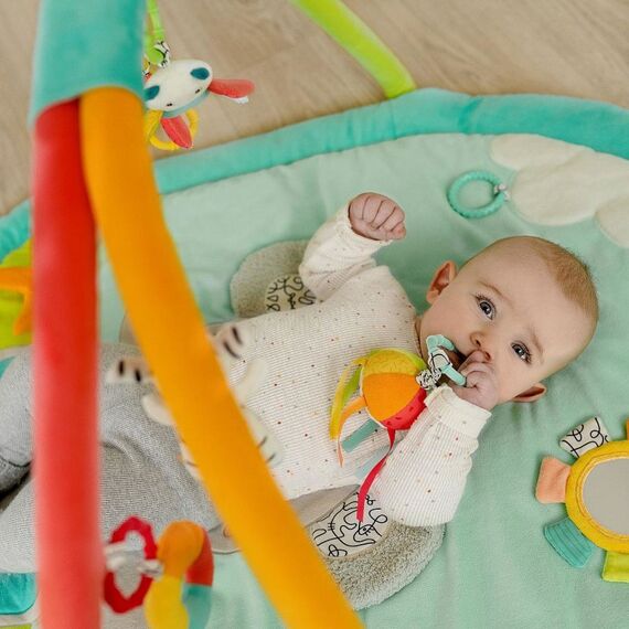 Fehn 049213 Baby Erlebnisdecke & Spielmatte Plüsch, Polyester, Samt Mehrfarbig Babyspielmatte, 2 image