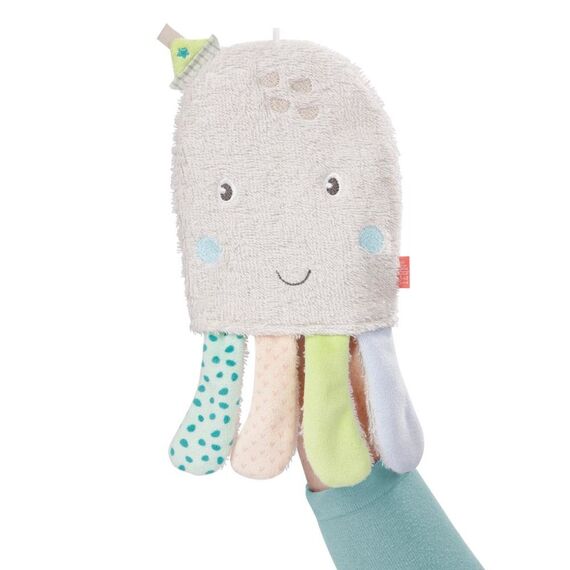 Fehn 054576 Baby-Badeschwamm Schwamm-Handschuh Mehrfarbig, 5 image