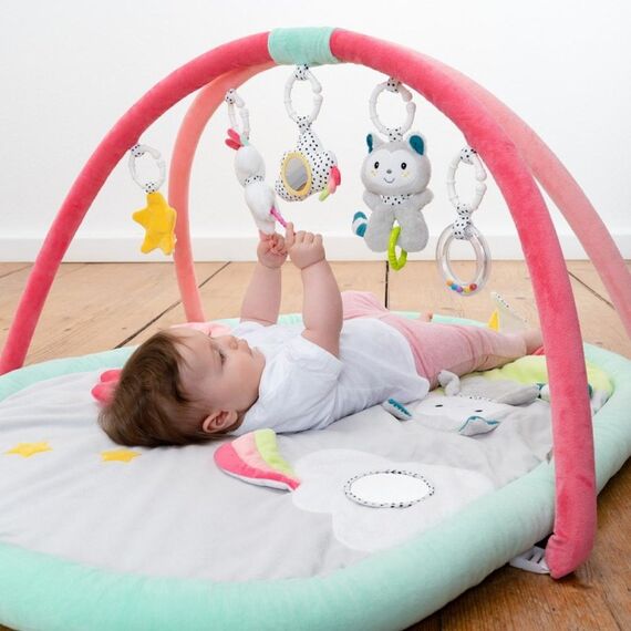 Fehn 057010 Baby Erlebnisdecke & Spielmatte Stoff, Plüsch, Polyester, Samt Mehrfarbig Baby-Turnhalle, 5 image