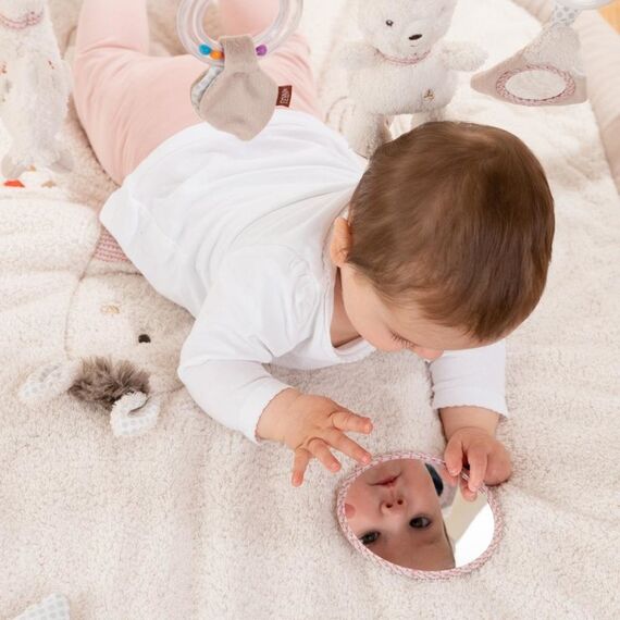 Fehn 058017 Baby Erlebnisdecke & Spielmatte Trikot, Plüsch, Polyester, Samt Mehrfarbig Baby-Turnhalle, 4 image