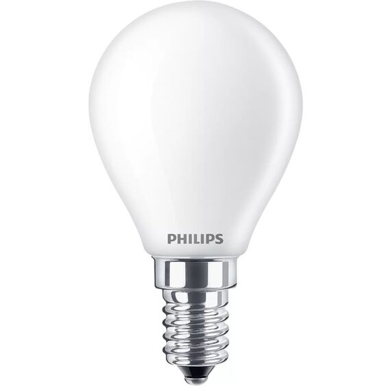 Philips Filament-Lampe, Tropfenform, matt 40W P45 E14