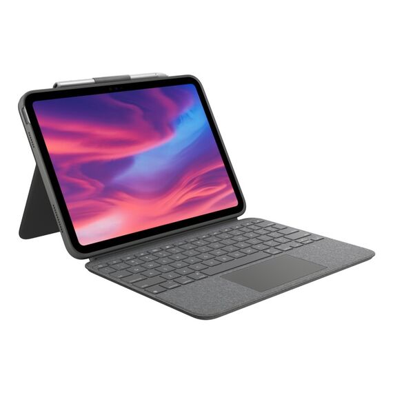 Logitech Combo Touch QWERTZ Schweiz Smart Connector Grau, 5 image