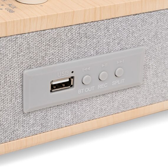 Fenton RP162S Audio-Plattenspieler mit Riemenantrieb Holz, 10 image