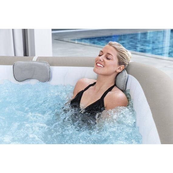Bestway Lay-Z-Spa 6001R Whirlpool/Jacuzzi 795 l 6 Person(en) Quadratisch Beige, Braun, Weiß, 13 image
