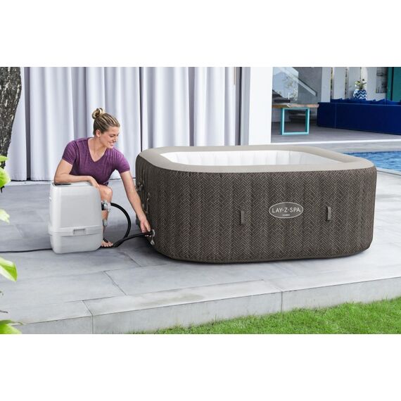 Bestway Lay-Z-Spa 6001R Whirlpool/Jacuzzi 795 l 6 Person(en) Quadratisch Beige, Braun, Weiß, 28 image