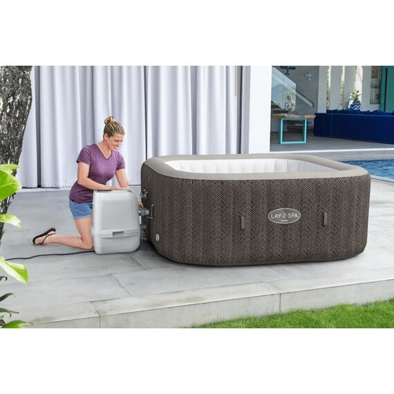 Bestway Lay-Z-Spa 6001R Whirlpool/Jacuzzi 795 l 6 Person(en) Quadratisch Beige, Braun, Weiß, 29 image