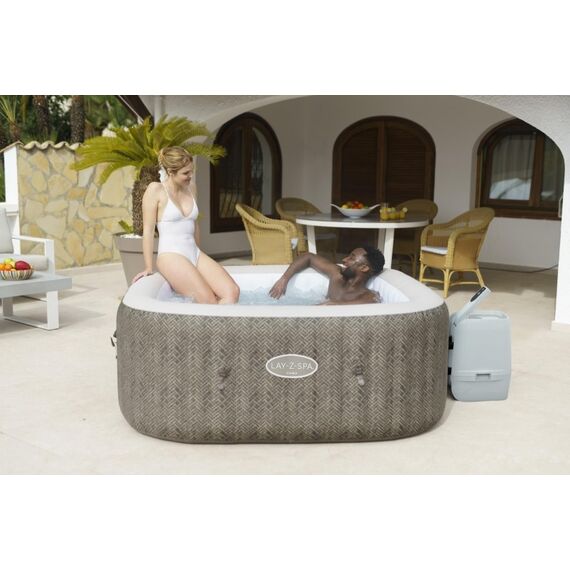 Bestway Lay-Z-Spa 6001R Whirlpool/Jacuzzi 795 l 6 Person(en) Quadratisch Beige, Braun, Weiß, 7 image
