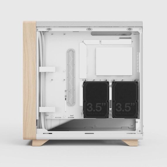 Fractal Design Summit Chalk White TG Clear Tint Midi Tower Weiß, 3 image