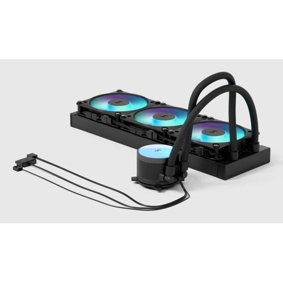 Fractal Design Radius 360 RGB Black Prozessor All-in-One-Flüssigkeitskühler 12 cm Schwarz 1 Stück(e), Farbe: Schwarz, Länge: 0,45 m, 4 image