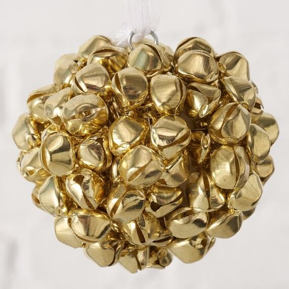 Boltze 2083333 Christbaumschmuck Kugel-Weihnachtsschmuck Metall, Eisen Gold 1 Stück(e), 3 image