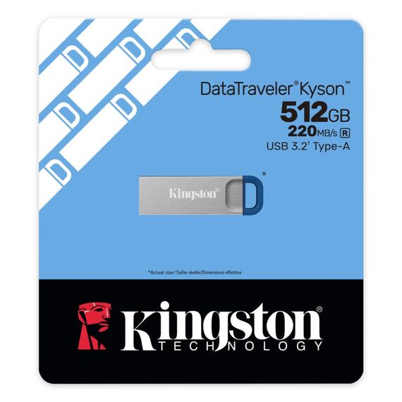 Kingston Technology DataTraveler 512GB ® Kyson 220 MB/s Metall USB 3.2 Gen 1, 4 image