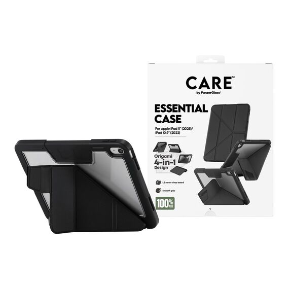 PanzerGlass CARE™ by Essential Case Schwarz iPad 11" (2025) | iPad 10.9'' (2022)