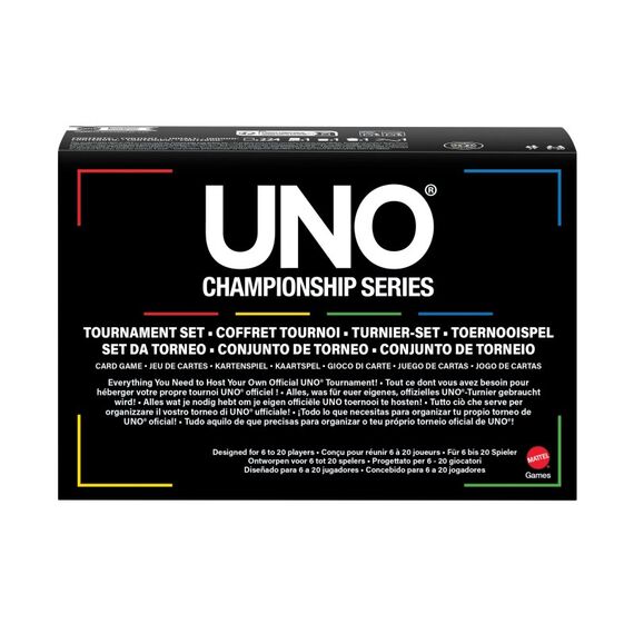 Mattel Games UNO Championship-Reihe Turnier-Set Kartenspiel für große Gruppen von 6 bis 20 Spielern, 5 image