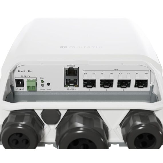Mikrotik FiberBox Plus Managed Gigabit Ethernet (10/100/1000) Power over Ethernet (PoE) Weiß, 4 image