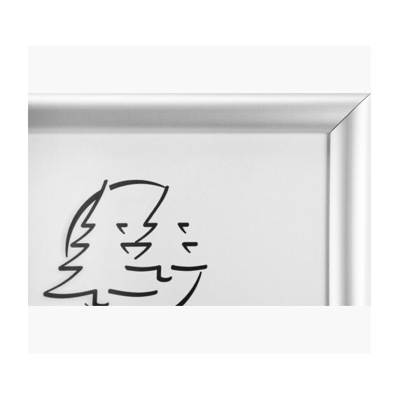 Exacompta 8394358D Wandrahmen 297 x 420 mm Rechteck Weiß Aluminium, 3 image