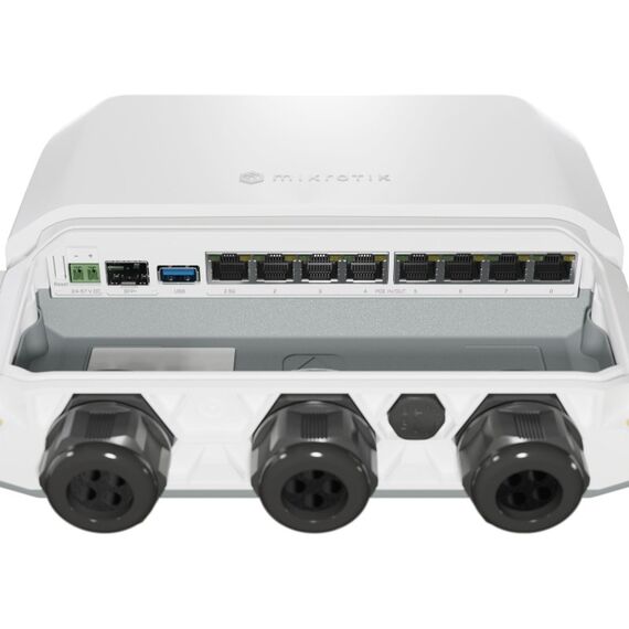 Mikrotik RB5009UPr+S+OUT Kabelrouter 2.5 Gigabit Ethernet, Gigabit Ethernet Weiß, 3 image