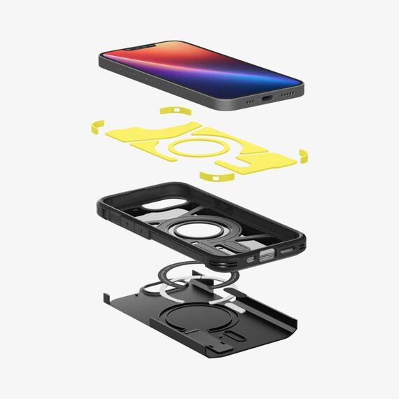 Spigen Tough Armor AI (MagFit) Handy-Schutzhülle 15,5 cm (6.1") Cover Schwarz, 3 image