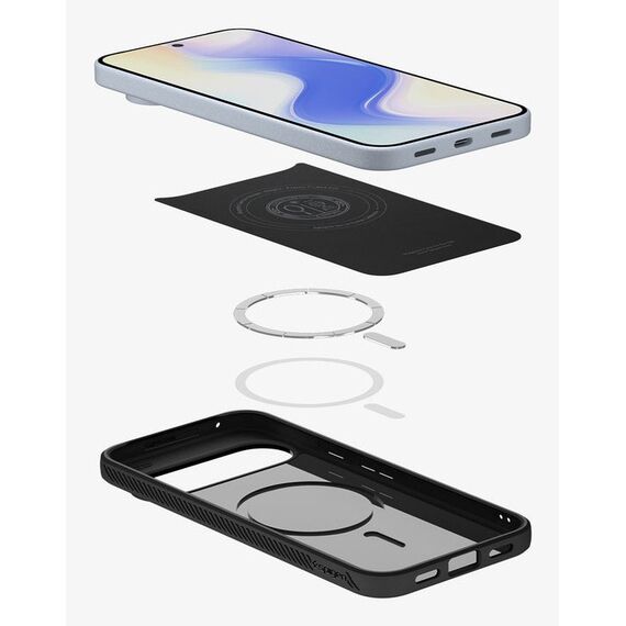 Spigen Liquid Air (MagFit) Handy-Schutzhülle 16 cm (6.3") Cover Schwarz, 8 image