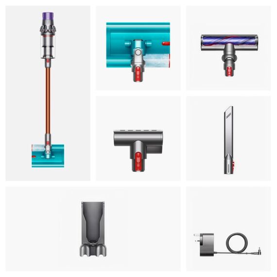 Dyson V10 Submarine 2-in-1-Stabstaubsauger Batterie Trocken&Nass Beutellos 0,76 l Kupfer, Grau, 3 image