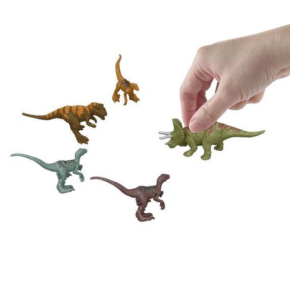 Jurassic World Insel-Abenteuer Adventskalender, 24 Spielzeugüberraschungen, 19 Mini-Dinosaurier, 5 image