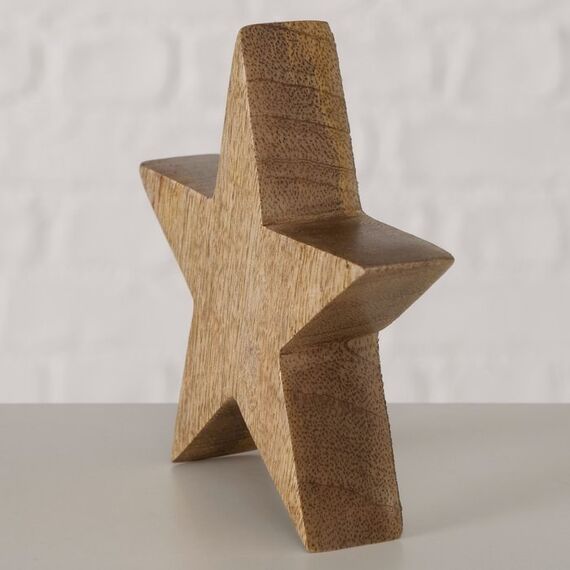 Boltze 2085328 Dekorative Statue & Figur Gold, Weiß Mango-Holz, 3 image