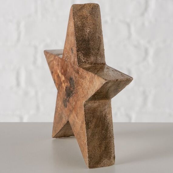 Boltze 2085329 Dekorative Statue & Figur Gold, Weiß Mango-Holz, 3 image