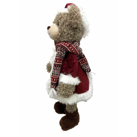 dameco 23154 Dekorative Statue & Figur Beige, Schwarz, Braun, Rot, Weiß Kunstfell, Strickwaren, Metall, Polyester, 2 image