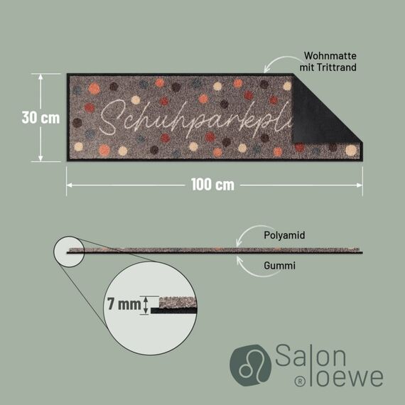 Salonloewe SLD3353 Dekorative Fußmatte Drinnen/Draußen Rechteckig Mehrfarbig, 2 image
