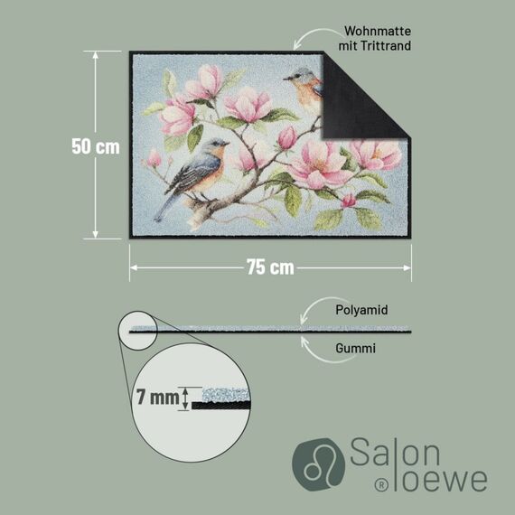 Salonloewe SLD3363 Dekorative Fußmatte Drinnen/Draußen Rechteckig Mehrfarbig, 2 image