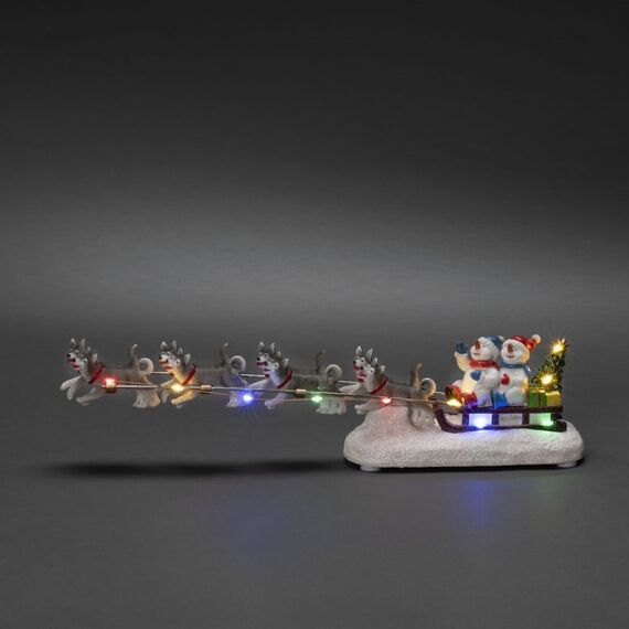 Konstsmide Snowmen in sledge Leichte Dekorationsfigur 10 Glühbirne(n) LED 0,6 W, 2 image