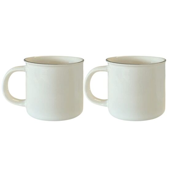 dameco 57127 Tasse Weiß, Grau, Schwarz, Grün Universal 2 Stück(e)